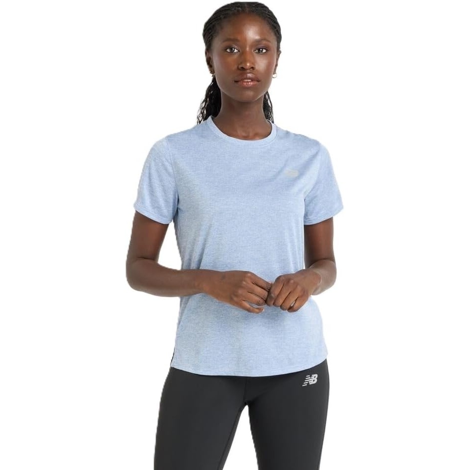 image:imageNew Balance Womens Athletics TshirtDusk Shower Heather