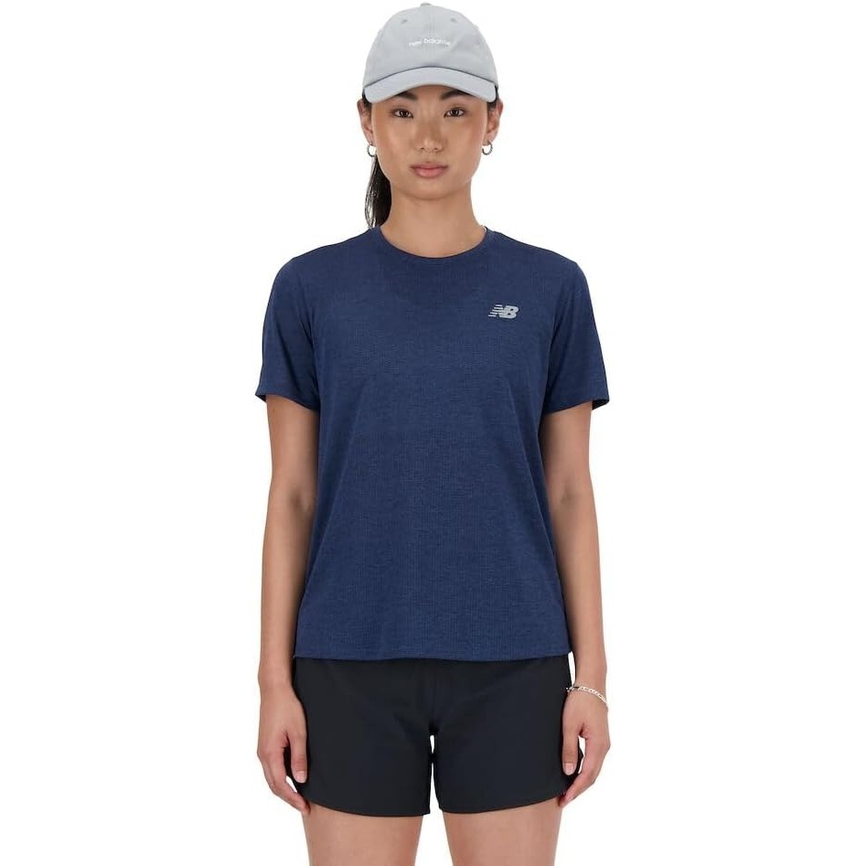 image:imageNew Balance Womens Athletics TshirtNb Navy Heather