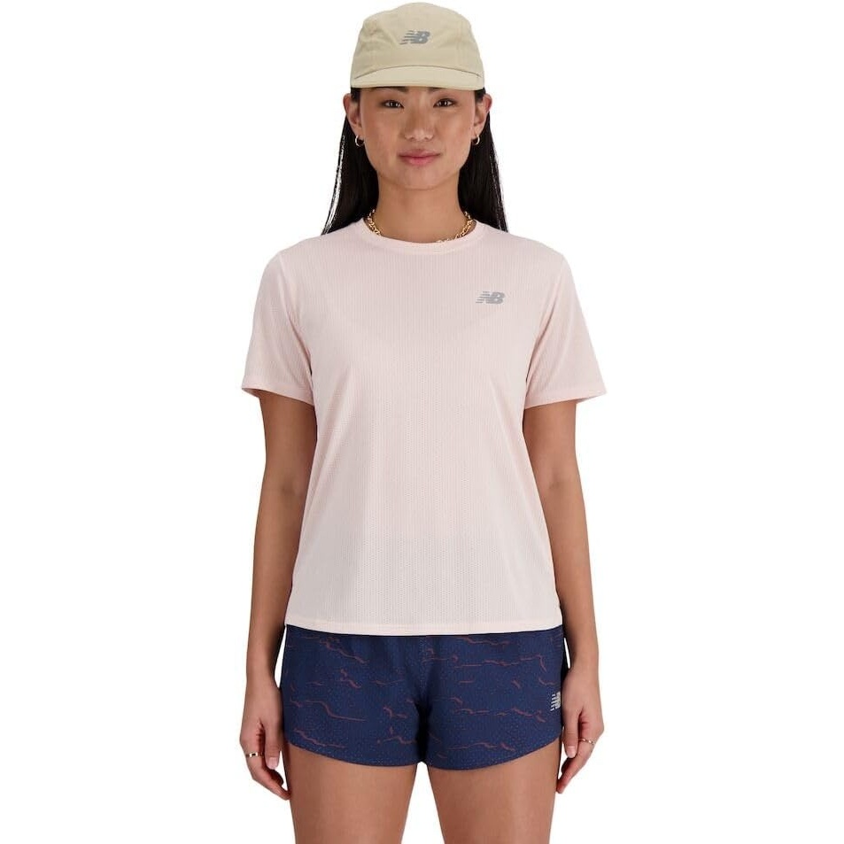 image:imageNew Balance Womens Athletics TshirtQuartz Pink Heather