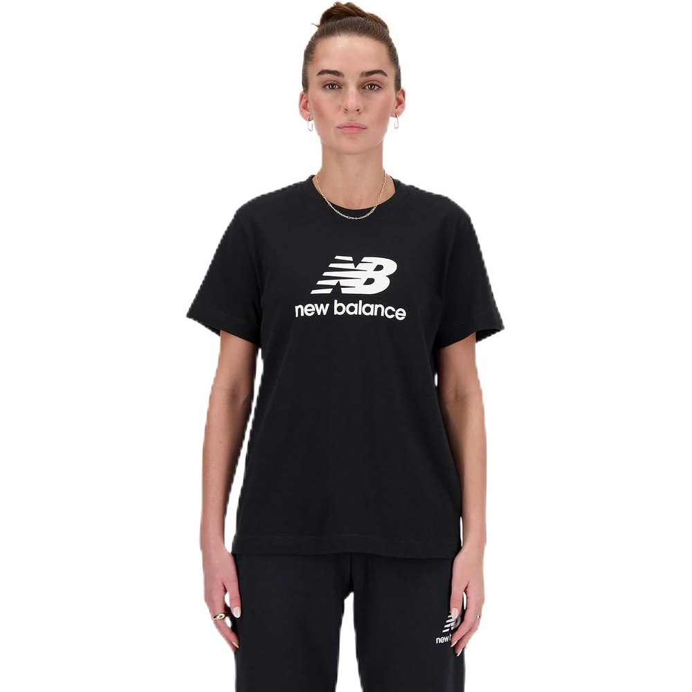 image:imageNew Balance Womens Sport Essentials Jersey Logo TShirtAthletic Grey