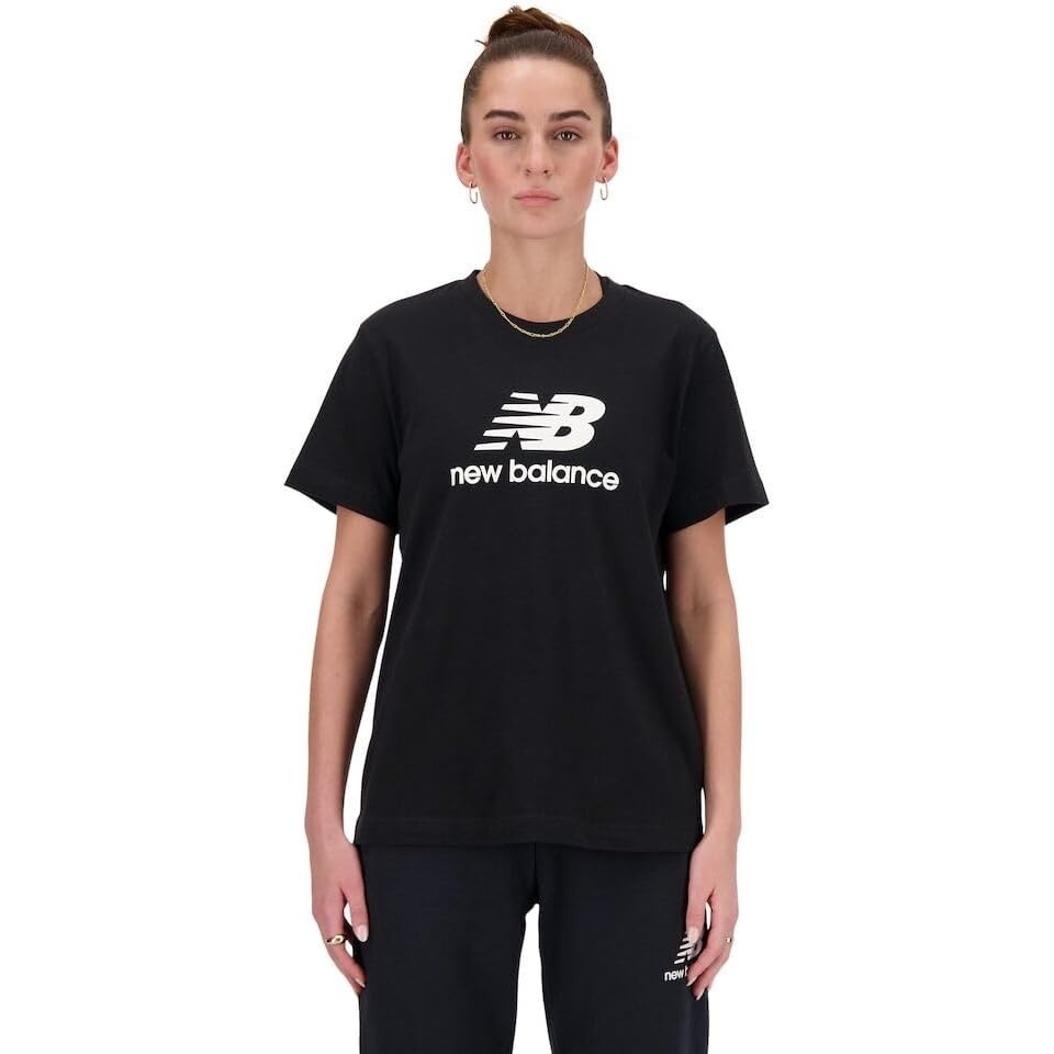 image:imageNew Balance Womens Sport Essentials Jersey Logo TShirtBlack