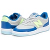 New Balance Kids’ 080 Court Lace-up(Grey Matter/Atlantic Blue)