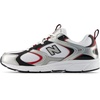 New Balance Unisex Adult 408(White/Silver Metallic/Shadow Red)