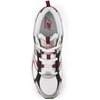 New Balance Unisex Adult 408(White/Silver Metallic/Shadow Red)