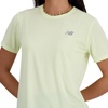 New Balance Women’s Athletics T-shirt(Lime Light Heather)