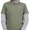 New Balance Women’s Sport Essentials Heathertech T-Shirt(Dark Olivine Heather)