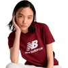 New Balance Women’s Sport Essentials Jersey Logo T-Shirt(Monarch Burgundy (611))