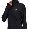 New Balance Women’s Sport Essentials Space Dye Quarter Zip(Black Heather)