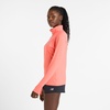 New Balance Women’s Sport Essentials Space Dye Quarter Zip(Drift Red)