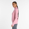 New Balance Women’s Sport Essentials Space Dye Quarter Zip(Pink Taffy)