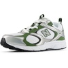 White/Silver Metallic/Utility Green