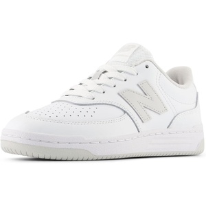 New Balance Kids’ 080 Court Lace-up(Nb 103 White/Grey Matter)