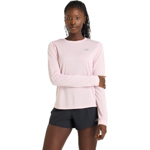 New Balance Women’s Athletics Long Sleeve(Rose Sugar Heather)