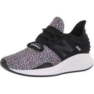 New Balance Women’s Fresh Foam Roav Running Shoe(Black/Vivid Coral/White)