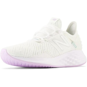 New Balance Women’s Fresh Foam Roav Running Shoe(White/Winter Fog/Thistle)