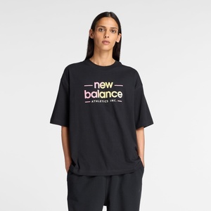 New Balance Women’s Reimagined Oversized T-Shirt(Black)