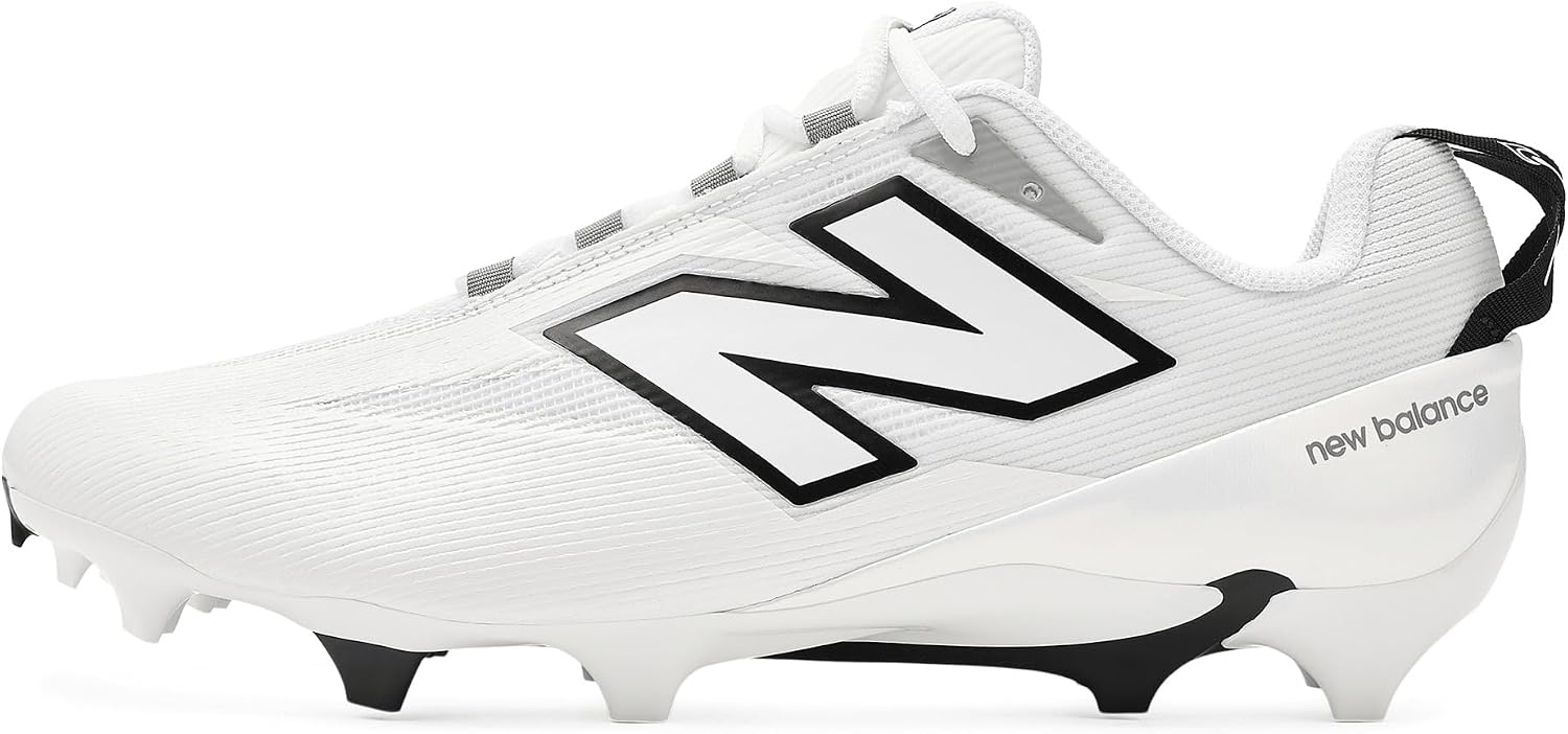 image:imageNew Balance Mens Burnx5 Lacrosse CleatsNb WhiteArctic Fox