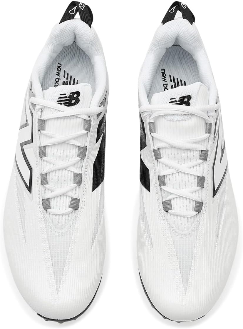image:imageNew Balance Mens Burnx5 Lacrosse CleatsNb WhiteArctic Fox