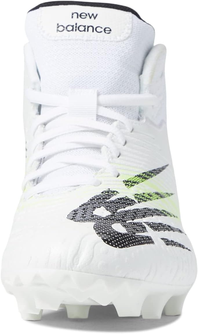image:imageNew Balance Mens Rush V3 Mid Lacrosse ShoeWhiteBleached Lime Glow