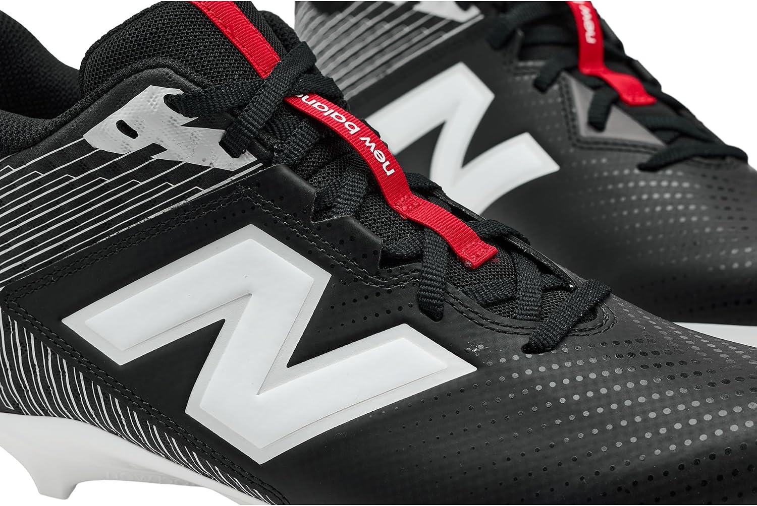 image:imageNew Balance Mens Rush V5 MidBlackWhiteTeam Red