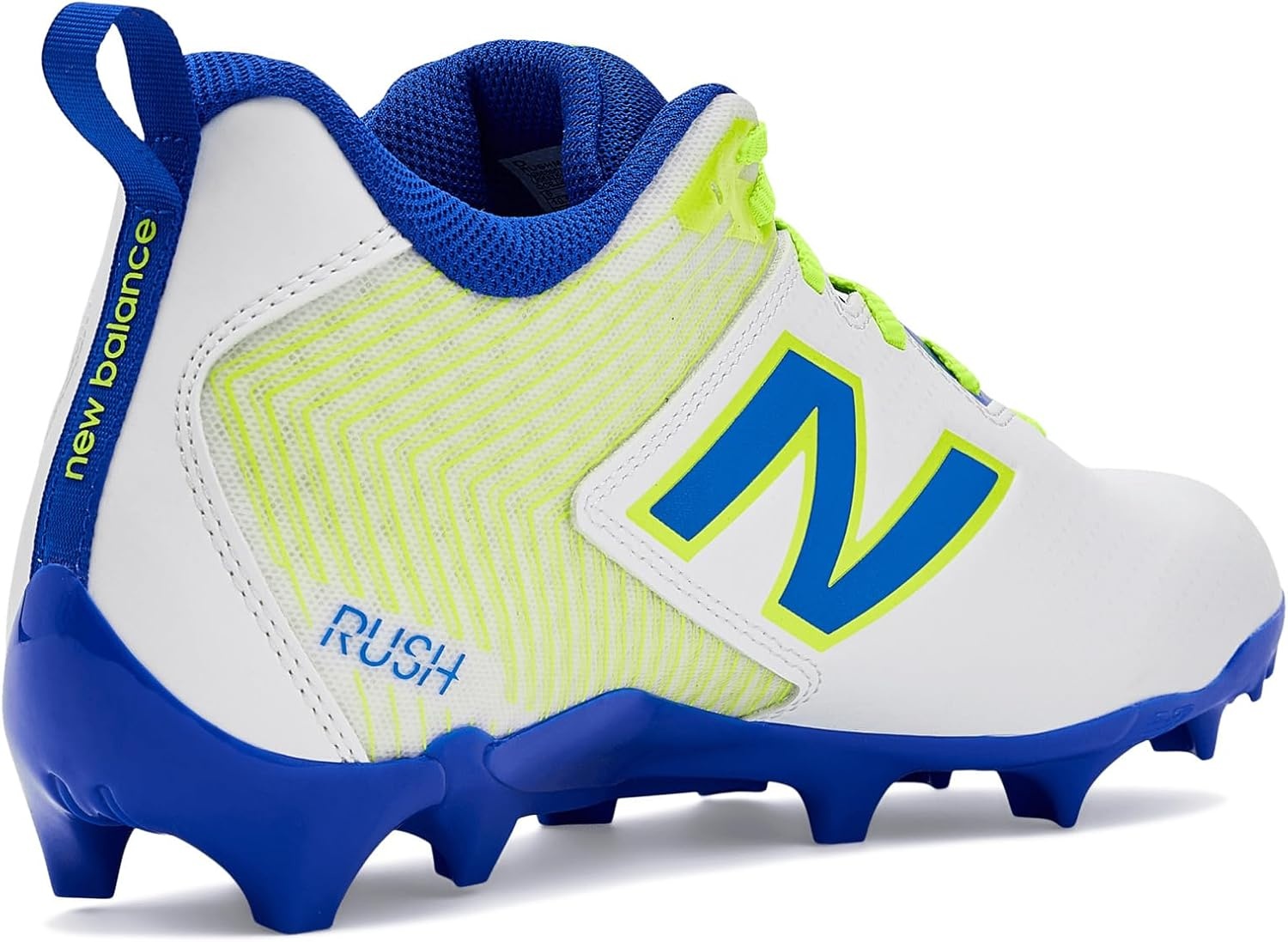 image:imageNew Balance Mens Rush V5 MidWhiteBlue GemstoneHilite