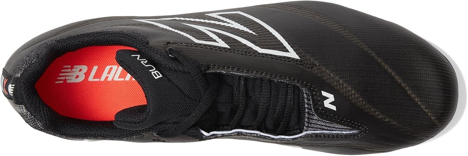 image:imageNew Balance UnisexAdult Burnx4Lacrosse ShoeBlackBlacktop