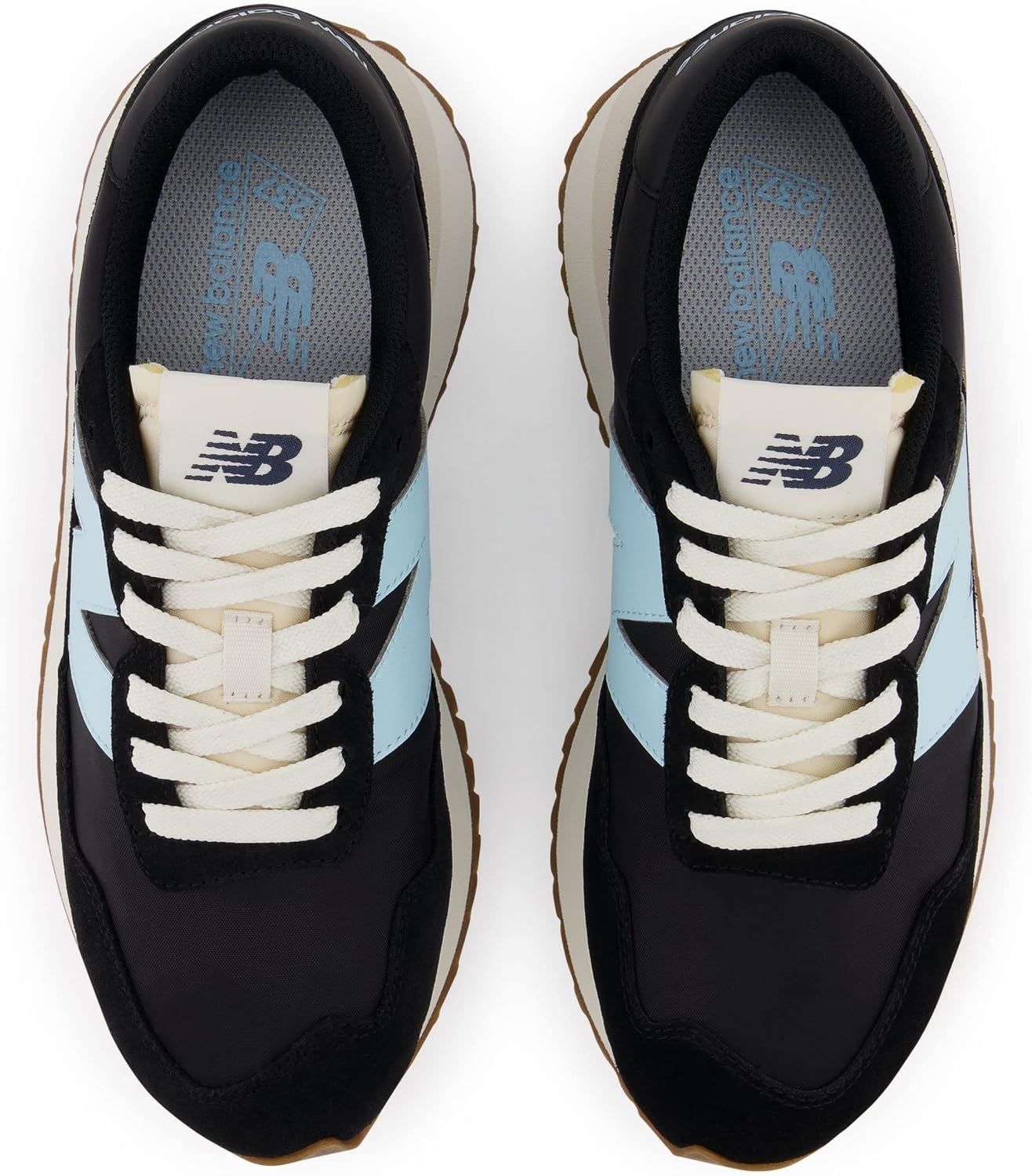 image:imageNew Balance Womens 237 V1 SneakerBlackBleach Blue