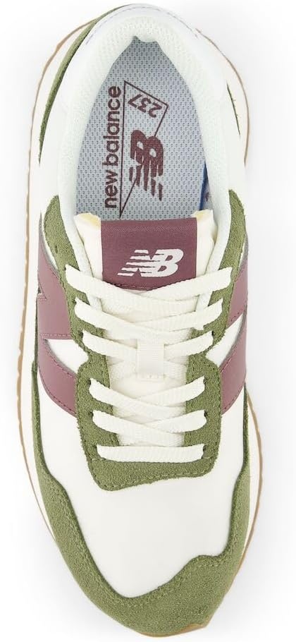 image:imageNew Balance Womens 237 V1 SneakerDark OlivineSea SaltLicorice