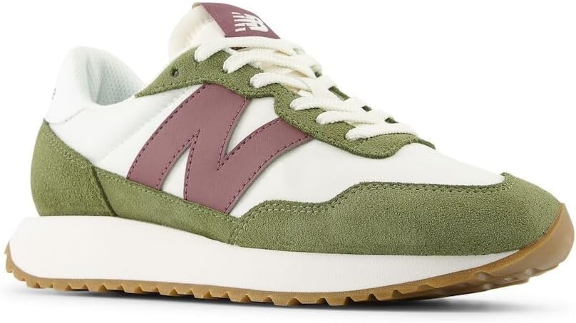 image:imageNew Balance Womens 237 V1 SneakerDark OlivineSea SaltLicorice