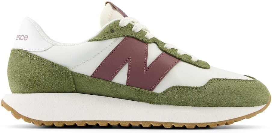 image:imageNew Balance Womens 237 V1 SneakerDark OlivineSea SaltLicorice