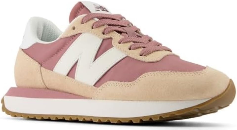 image:imageNew Balance Womens 237 V1 SneakerDark Vintage RoseRosewoodSea Salt