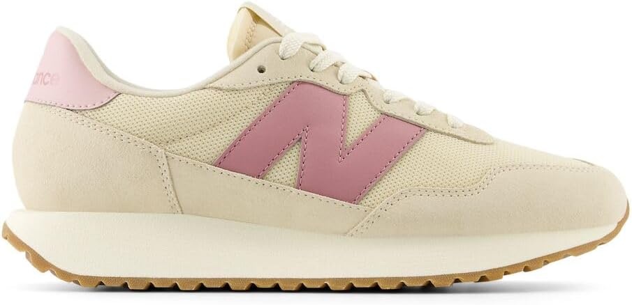 image:imageNew Balance Womens 237 V1 SneakerSandstoneRosewoodOrb Pink