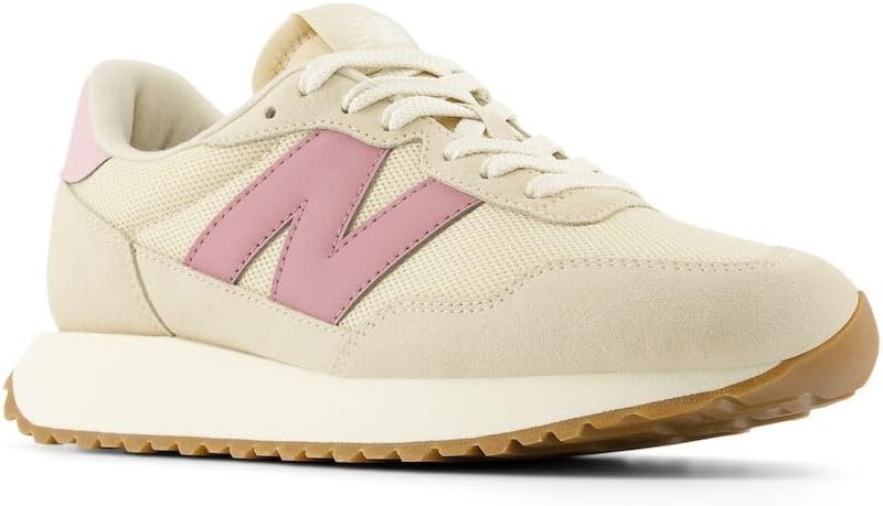 image:imageNew Balance Womens 237 V1 SneakerSandstoneRosewoodOrb Pink