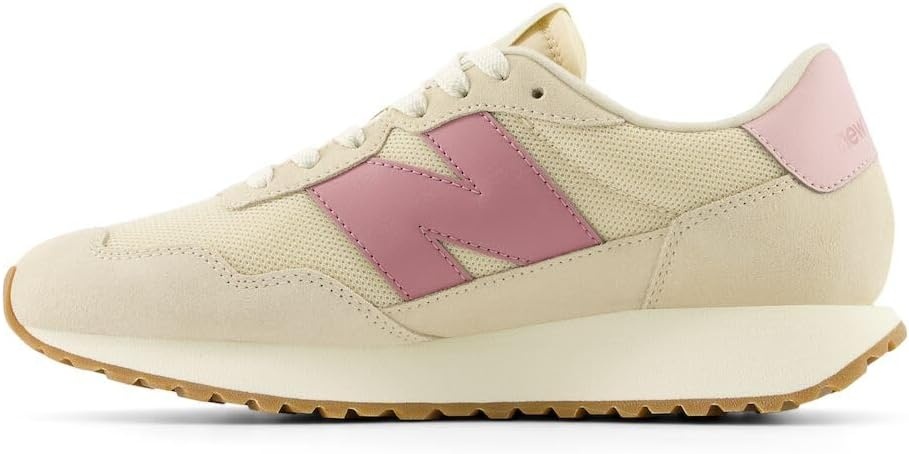 image:imageNew Balance Womens 237 V1 SneakerSandstoneRosewoodOrb Pink