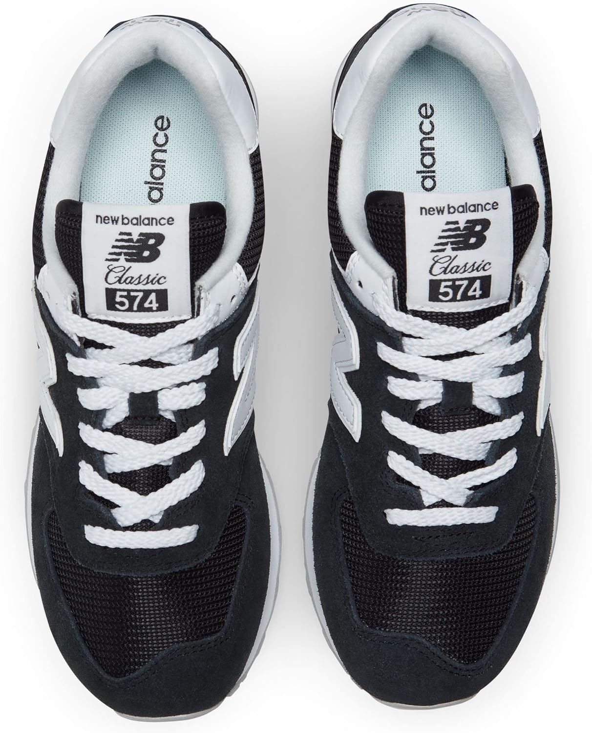 image:imageNew Balance Womens 574BlackWhite