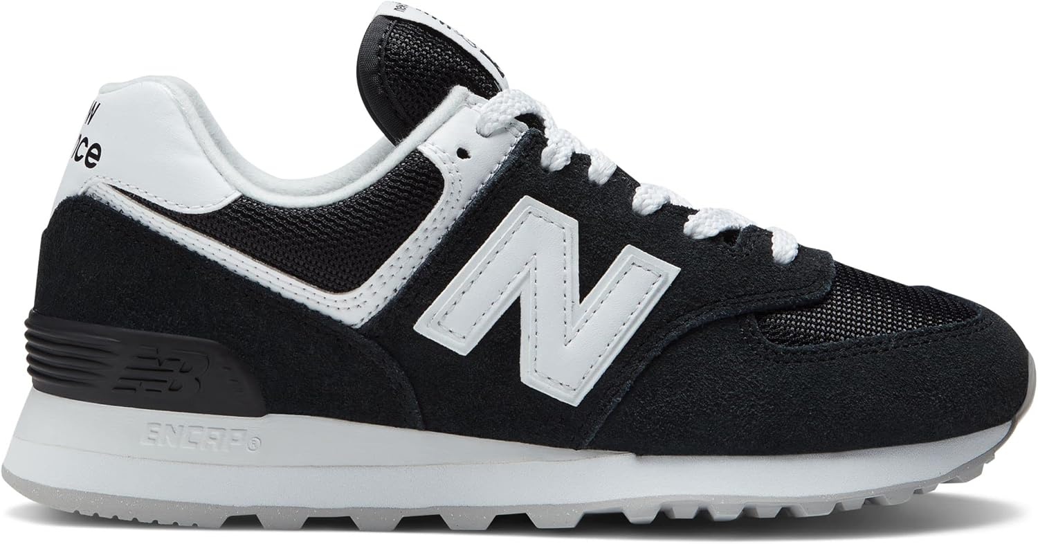image:imageNew Balance Womens 574BlackWhite