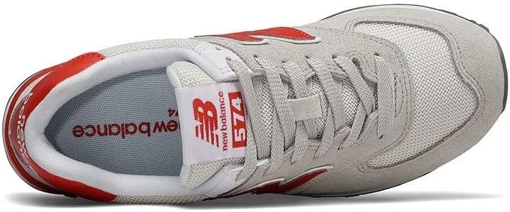image:imageNew Balance Womens 574Grey Grey Red Grey Red