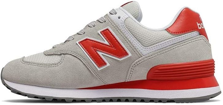 image:imageNew Balance Womens 574Grey Grey Red Grey Red