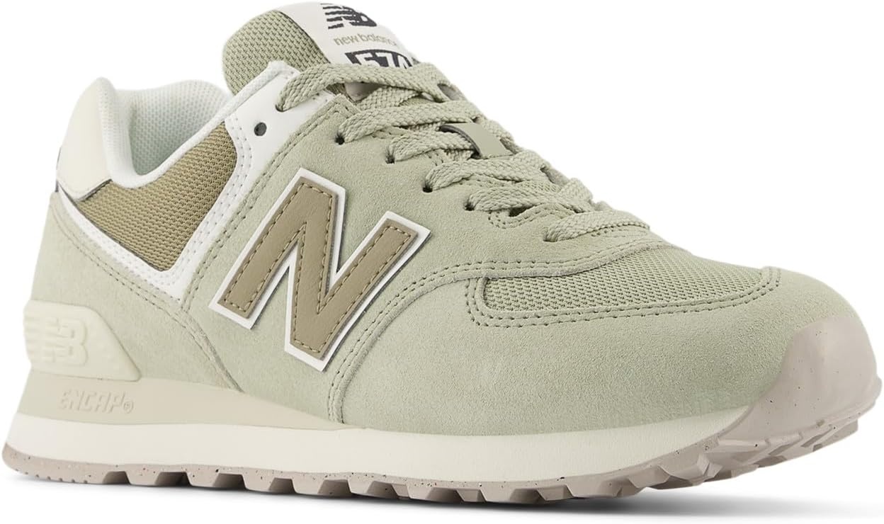 image:imageNew Balance Womens 574OlivineDark StonewareTurtledove