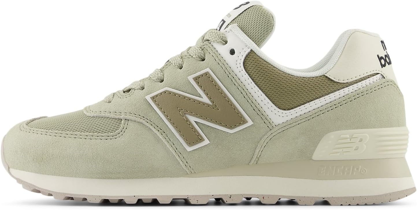 image:imageNew Balance Womens 574OlivineDark StonewareTurtledove