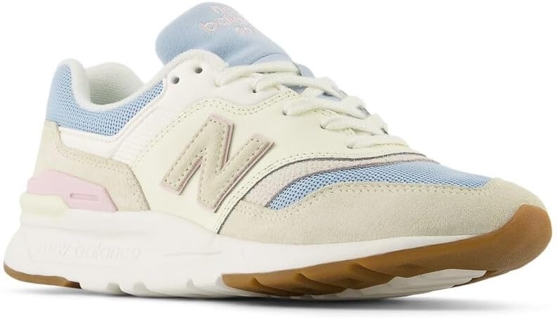 image:imageNew Balance Womens 997H V1 SneakerAngoraLight Chrome BlueRose Sugar
