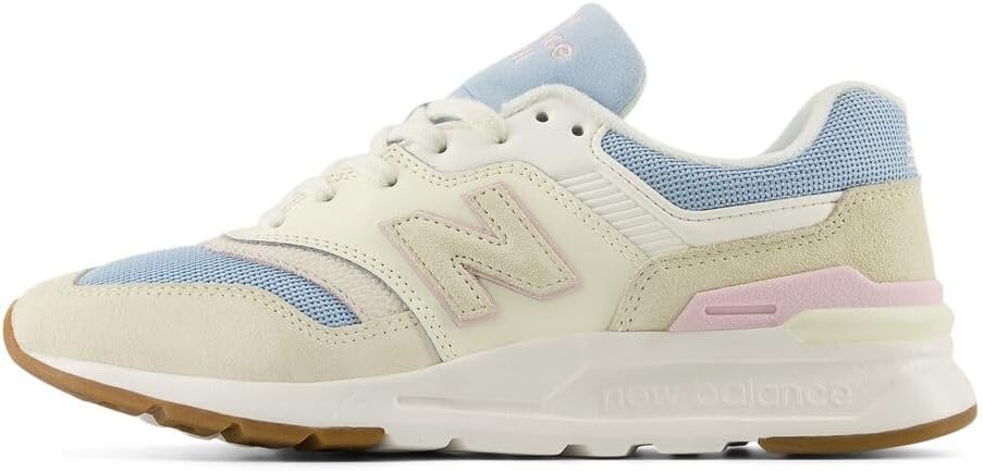 image:imageNew Balance Womens 997H V1 SneakerAngoraLight Chrome BlueRose Sugar