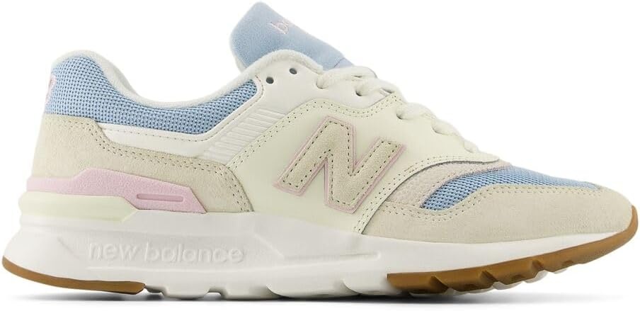 image:imageNew Balance Womens 997H V1 SneakerAngoraLight Chrome BlueRose Sugar