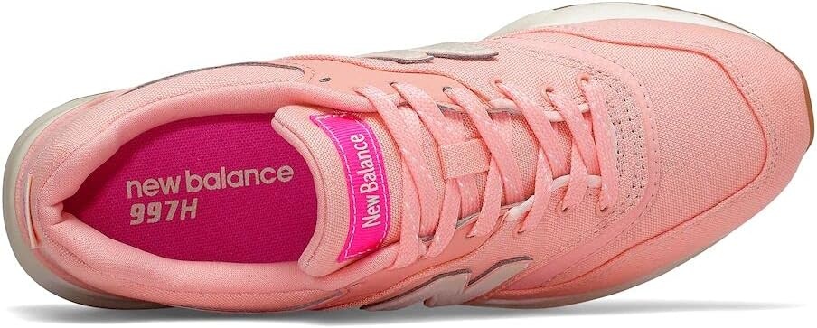 image:imageNew Balance Womens 997H V1 SneakerWhite PeachCarnival