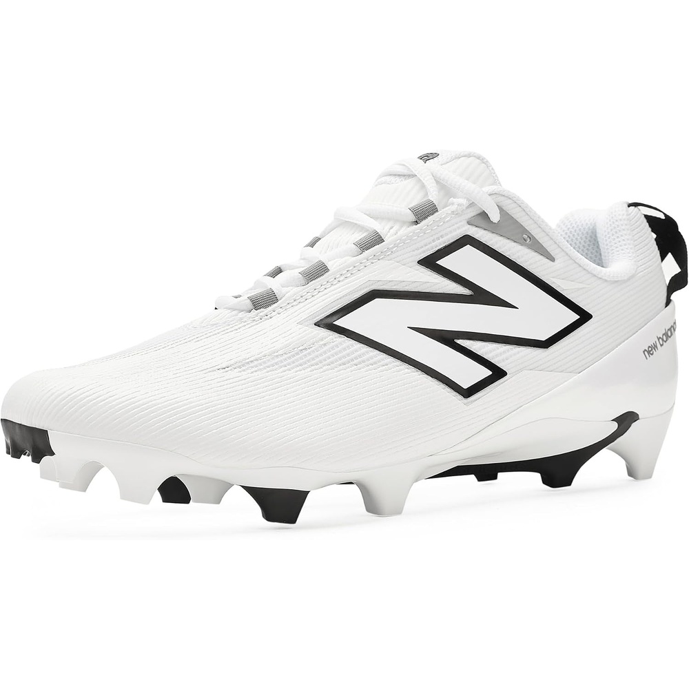 image:imageNew Balance Mens Burnx5 Lacrosse CleatsNb WhiteArctic Fox