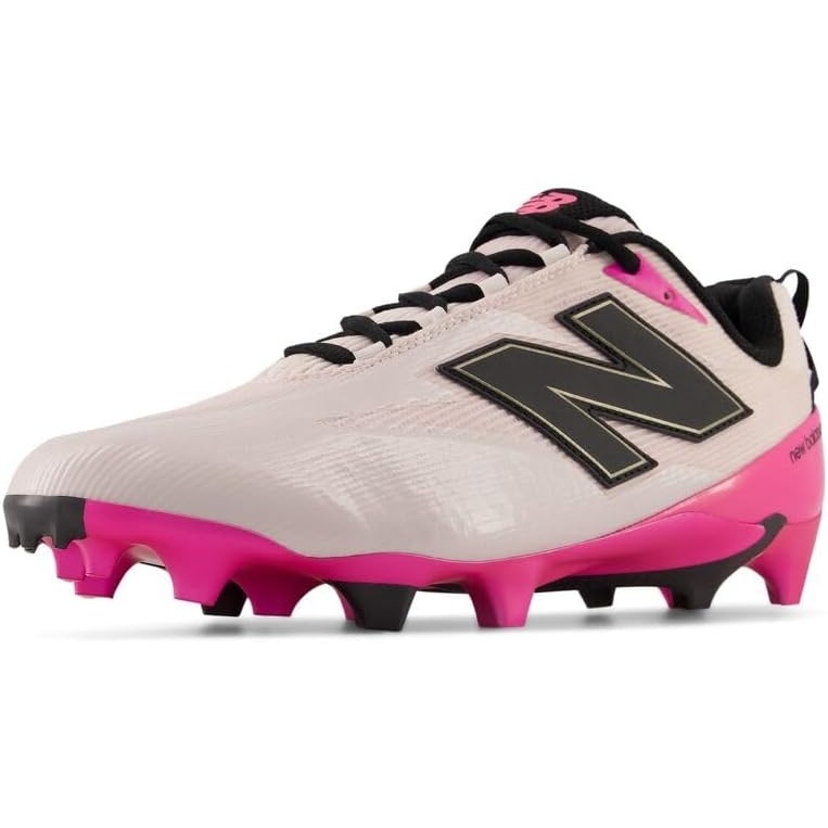image:imageNew Balance Mens Burnx5 Lacrosse CleatsPink Salt5614 Black