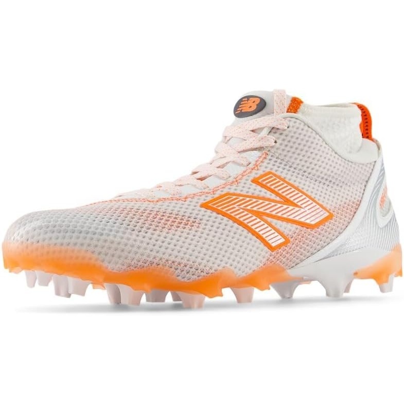 image:imageNew Balance Mens Freezelx V5 Lacrosse ShoesWhiteOrange