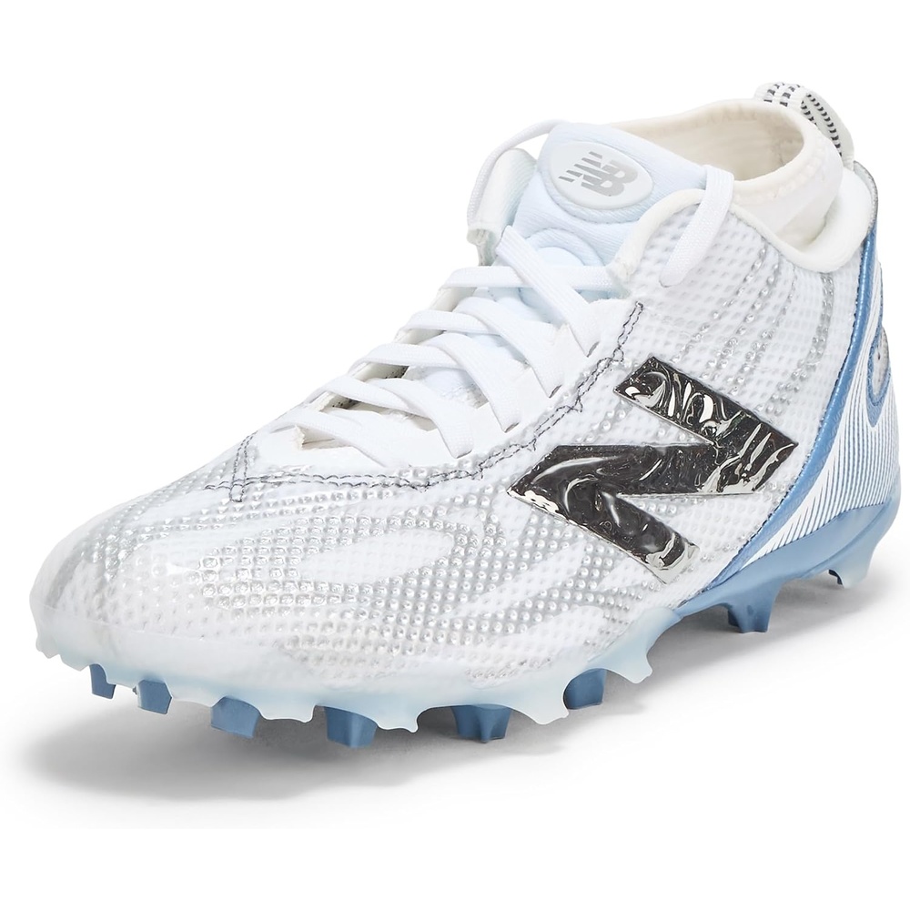 image:imageNew Balance Mens Freezelx V5 Lacrosse ShoesWhiteSilverShoreline Blue