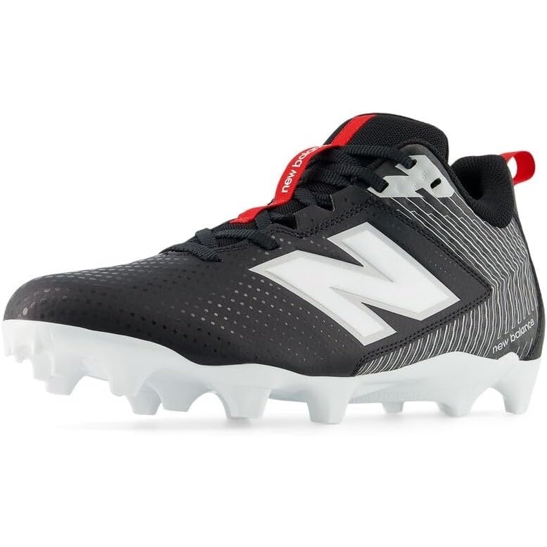 image:imageNew Balance Mens Rush V5 MidBlackWhiteTeam Red