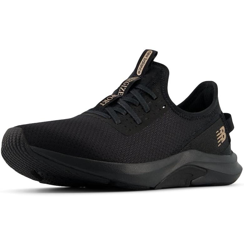 image:imageNew Balance Womens DynaSoft Nergize Sport V2 Cross TrainerBlackBlackGold Metallic